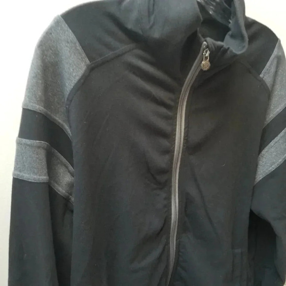 Lululemon Men's Black Grey Zip Up Jacket M - Picture 7 of 10